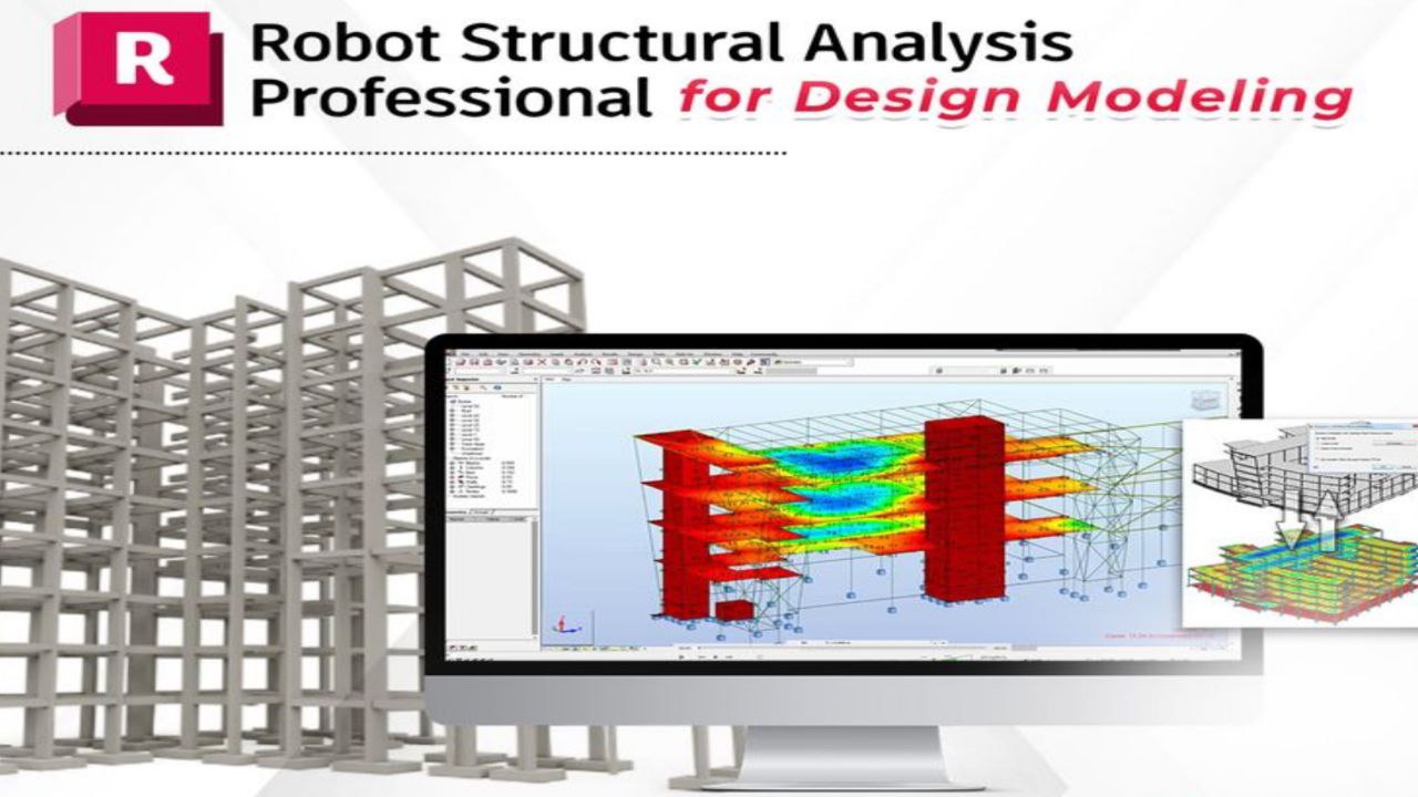 دورة النمذجة والتحليل  والتصميم  الانشائي  Robot Structural Analysis 